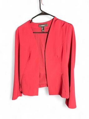 Forever 21 Coral Open-Front Blazer Jacket